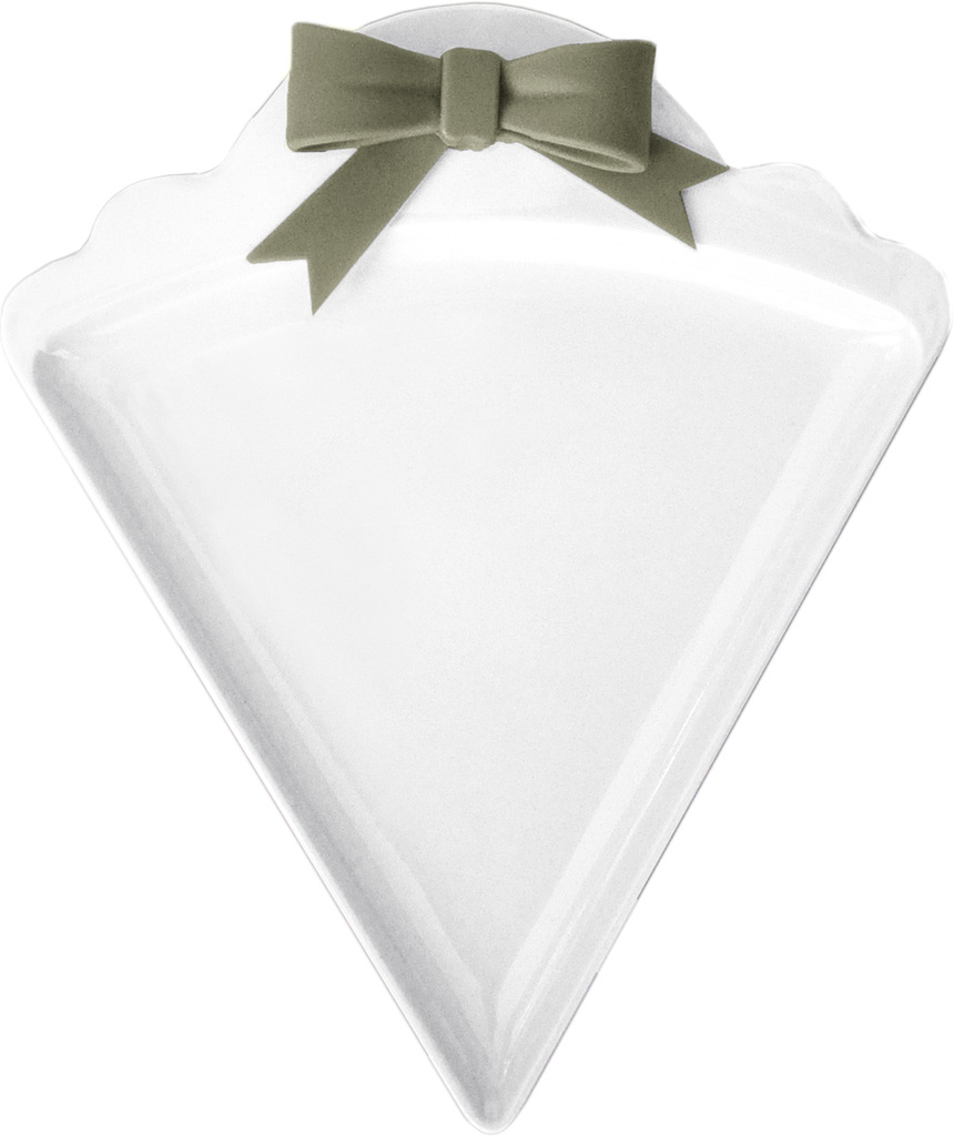 Fetta torta bianca con fiocco tortora - crsli.pas02